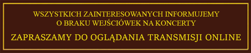 Koniec wejściówek